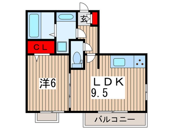 カーサフルヤマの物件間取画像